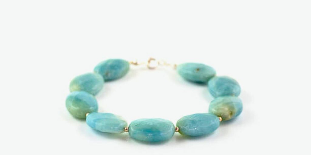 Amazonite stone bracelet