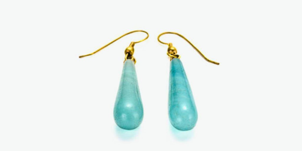 Amazonite stone earrings