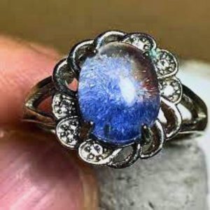 Dumortierite ring