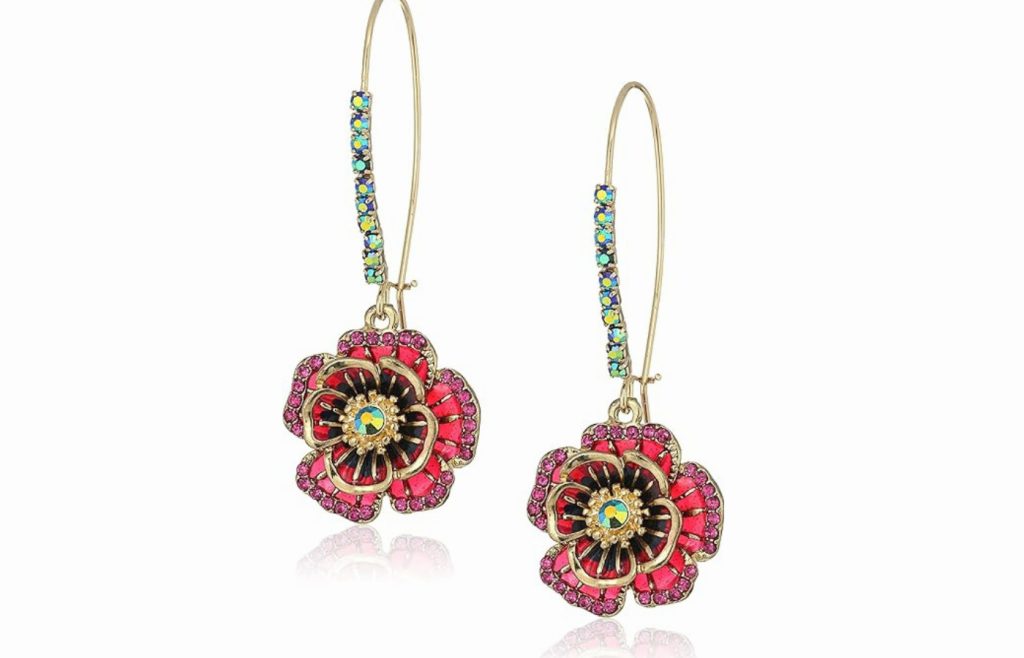 Rose Dangle Earring Color