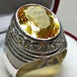 yellow Topaz ring